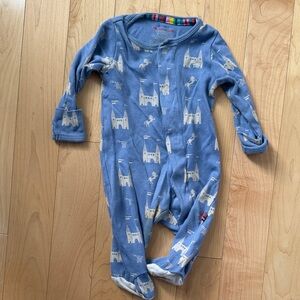 Magnetic Me Blue Castle Pattern Footie